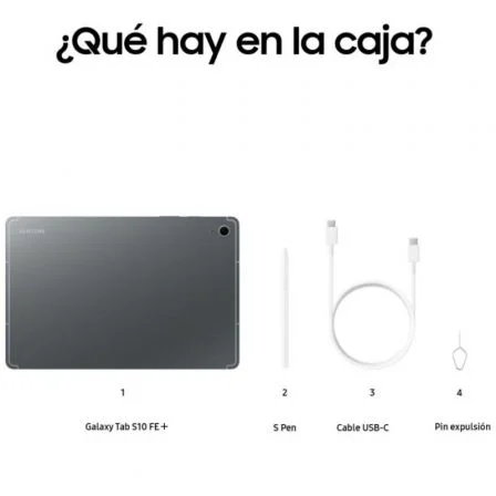 Samsung Galaxy Tab S10 FE+ 13.1 12GB 256GB Gris con S Pen